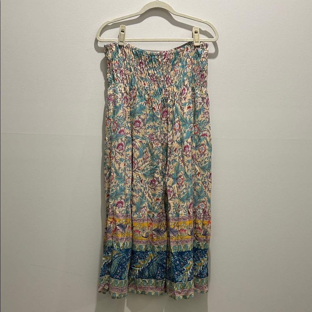 Floral Bohemian Maxi Skirt